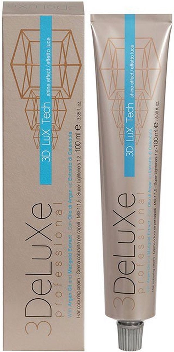 3DeLuxe Professional Hair Color Cream Blauw 100 ml