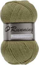 Lammy Yarns Running Sokkenwol wol en acryl garen - olijfgroen (271) - 1 bol van 50 gram - pendikte 2 a 3 mm.