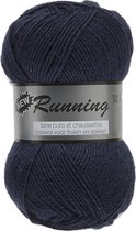 Lammy Yarns Running Sokkenwol - Navy Blauw (890) - wol en acryl garen - 1 bol van 50 gram - pendikte 2 a 3 mm.