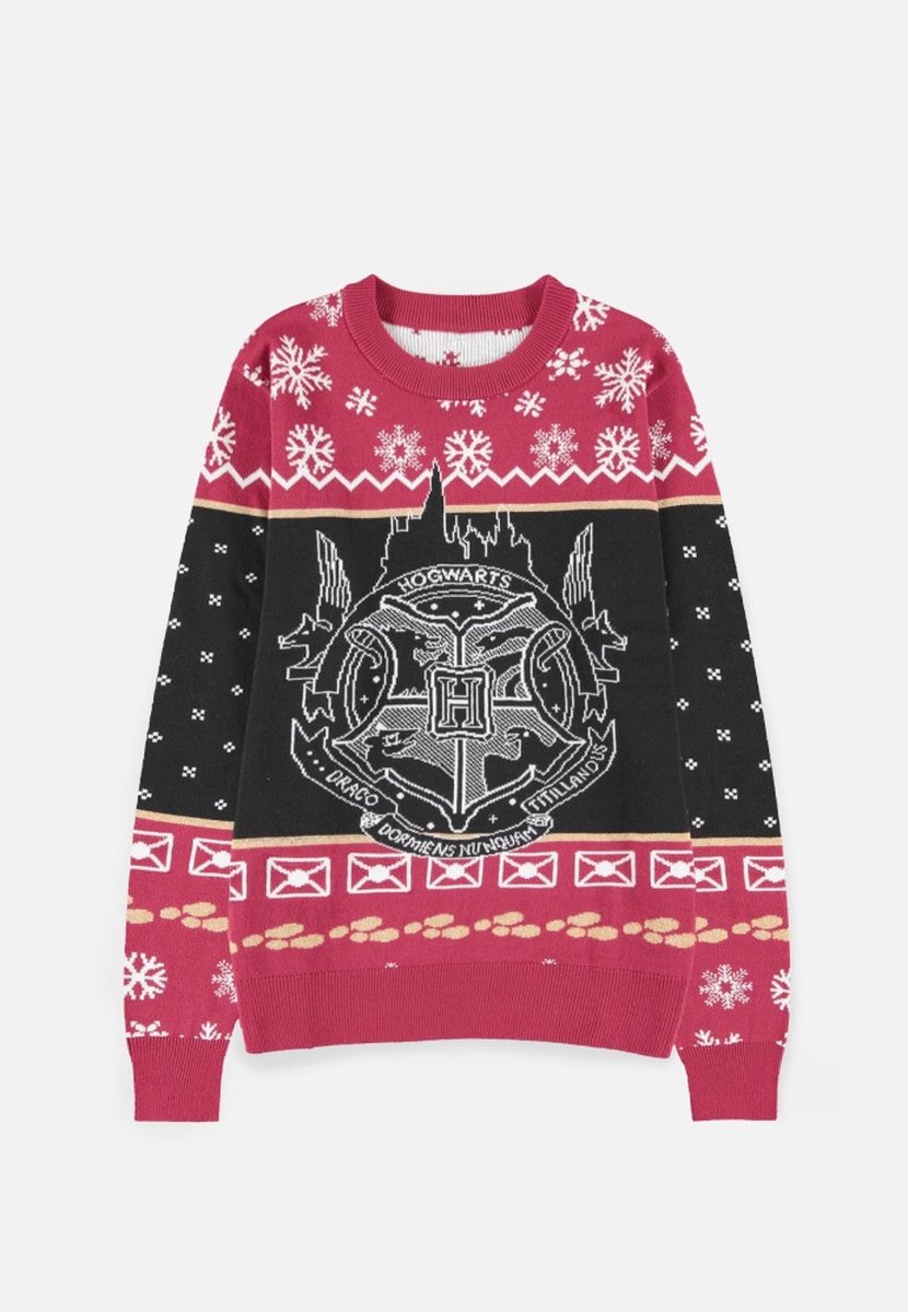 Harry Potter Kersttrui -XL- Hogwarts Multicolours