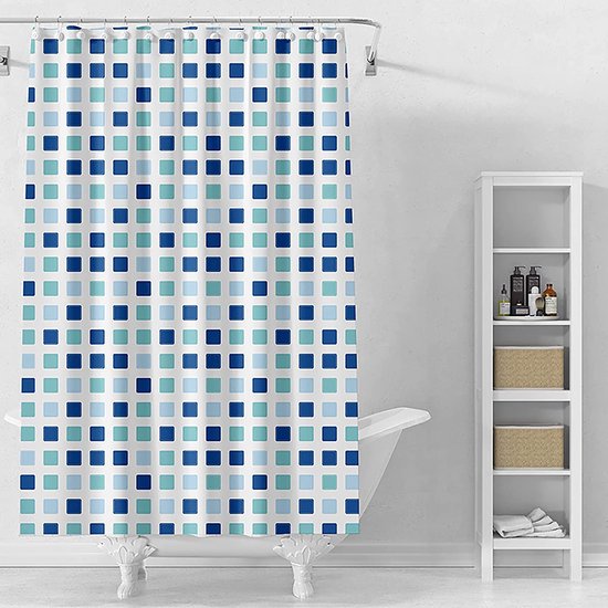 Antischimmel douchegordijn, antibacterieel, waterdicht, doorschijnend