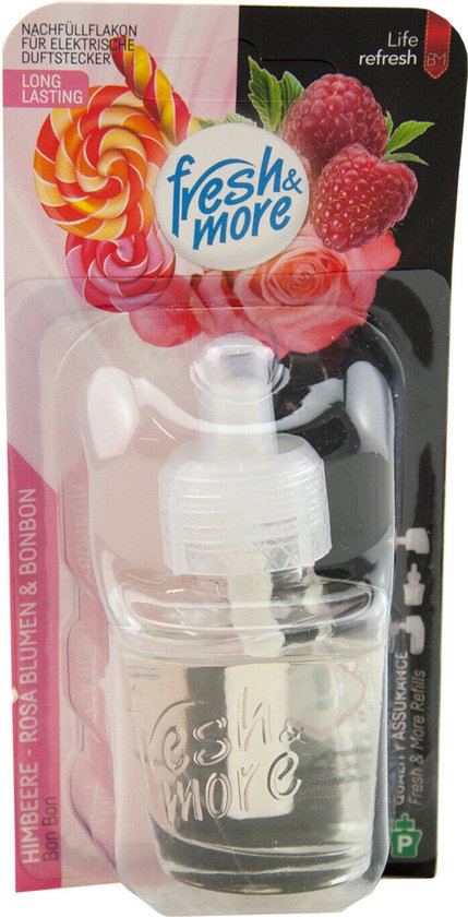 Fresh & more Raspberry - Pink Flowers & Candy 1x 0.6oz for Air Wick Fragrance