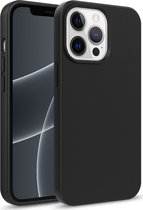 Mobigear Hoesje geschikt voor Apple iPhone 14 Pro Telefoonhoesje Eco Friendly | Mobigear Bio Backcover | iPhone 14 Pro Case | Back Cover - Zwart
