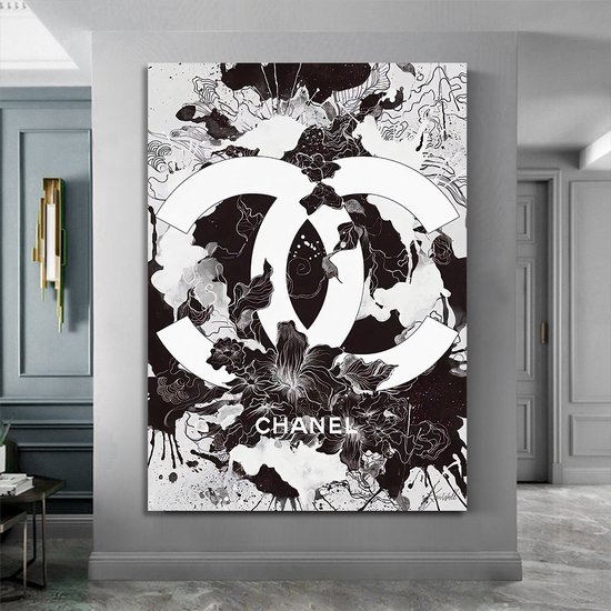Luxe Plexiglas Schilderij Chanel Flower | 40x60 | Woonkamer | Slaapkamer | Kantoor | Muziek | Design | Art | Modern | ** 5MM DIK**