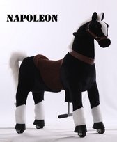 Kids-Horse Rijdend Speelgoed Paard - Napoleon TB-2003M - Zwart