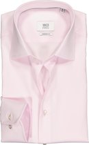 ETERNA 1863 modern fit premium overhemd - 2-ply twill heren overhemd - roze - Strijkvrij - Boordmaat: 45