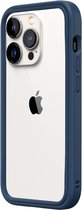 RhinoShield Hoesje Siliconen Geschikt voor iPhone 14 Pro - RhinoShield CrashGuard NX Bumper smartphone - blauw