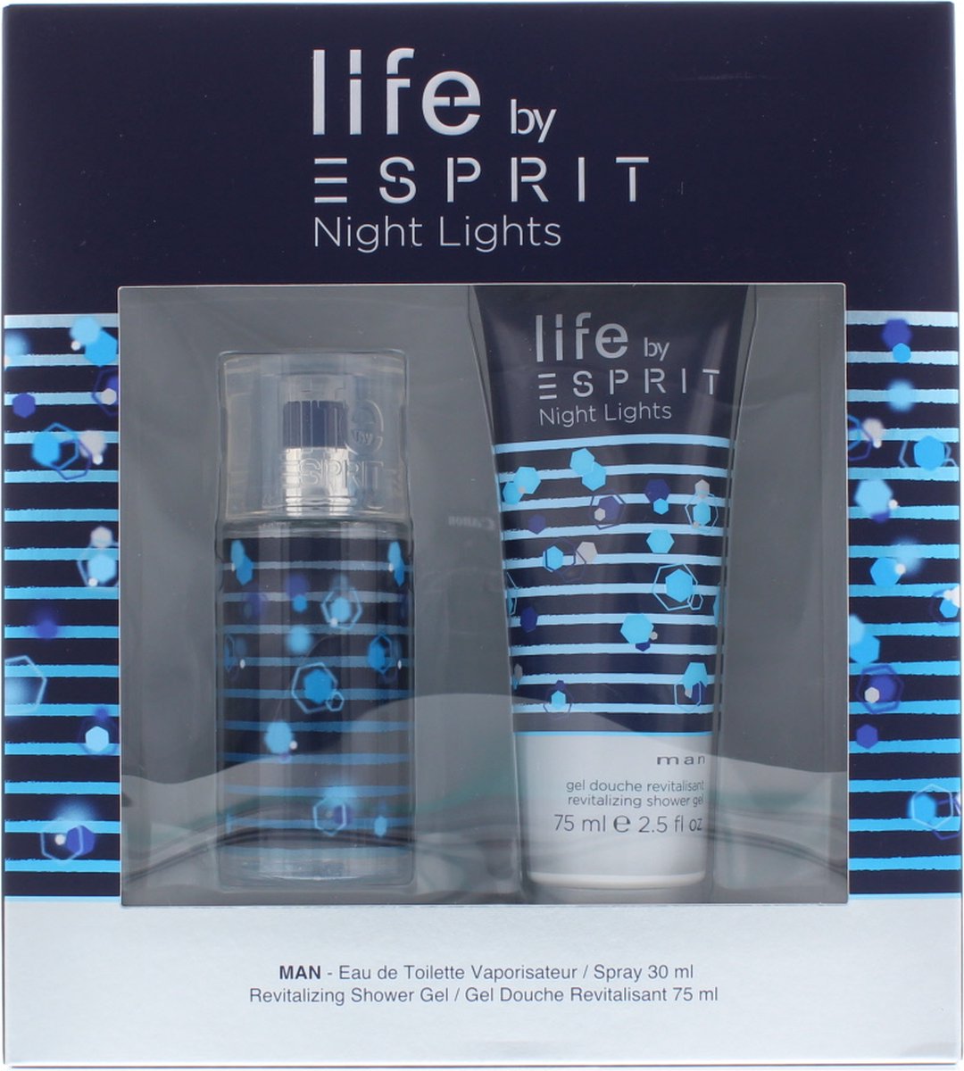 Esprit Night Lights - 30ml Eau de toilette & 75ml Showergel - Geurengeschenksets