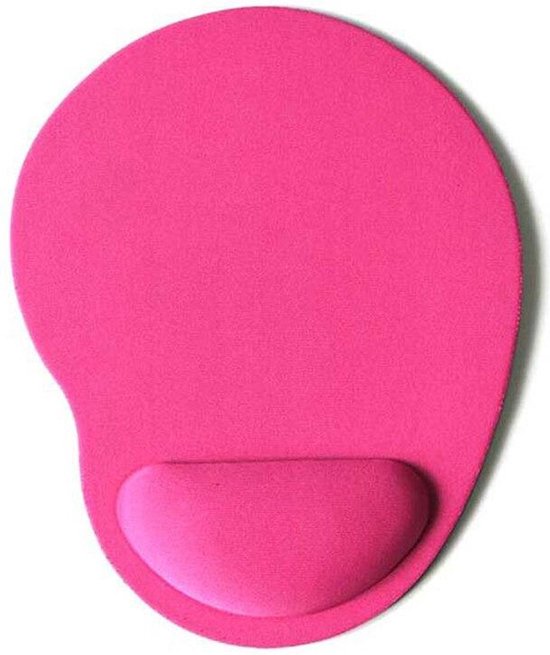 *** Muismat Comfort Pink - RSI Traagschuim Pols Ondersteuning - Ergonomische Muismat - van Heble® ***