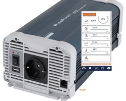 Sinusomvormer 600W-12V incl. App. Merk: Xenteq-PurePower
