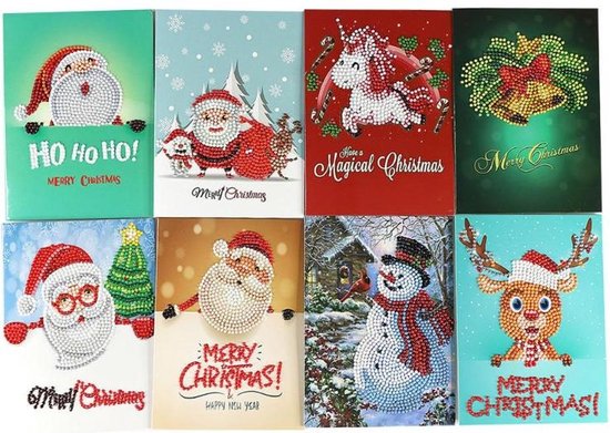 Vandaag op mijn blog vertel ik over de diamond painting kaarten voor kerst te koop bij Action. Ik ben fan!  kerstkaarten-action-2024