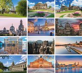 Luxe Ansichtkaarten Dresden | Ansichtkaarten zonder tekst | 10x15cm | 24kaarten | 2x12 kaarten