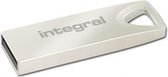 Intergral ARC usb stick - 128GB compact 2.0 metaal sleutelhanger formaat