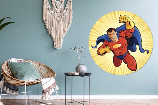 Sticker mural enfant Superman volant