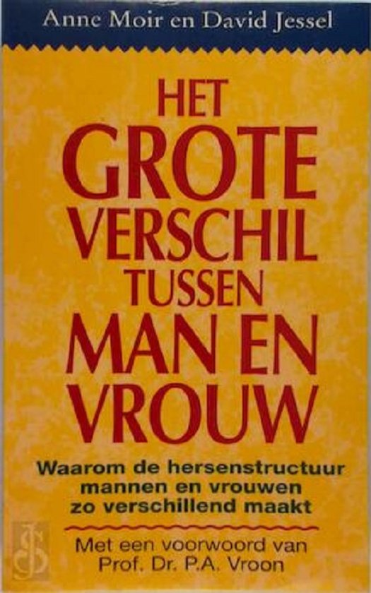 Omslag van Grote verschil tussen man en vrouw door Anne Moir