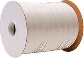 Glasband PE zelfklevend 9x3mm grijs (haspel 100mtr)