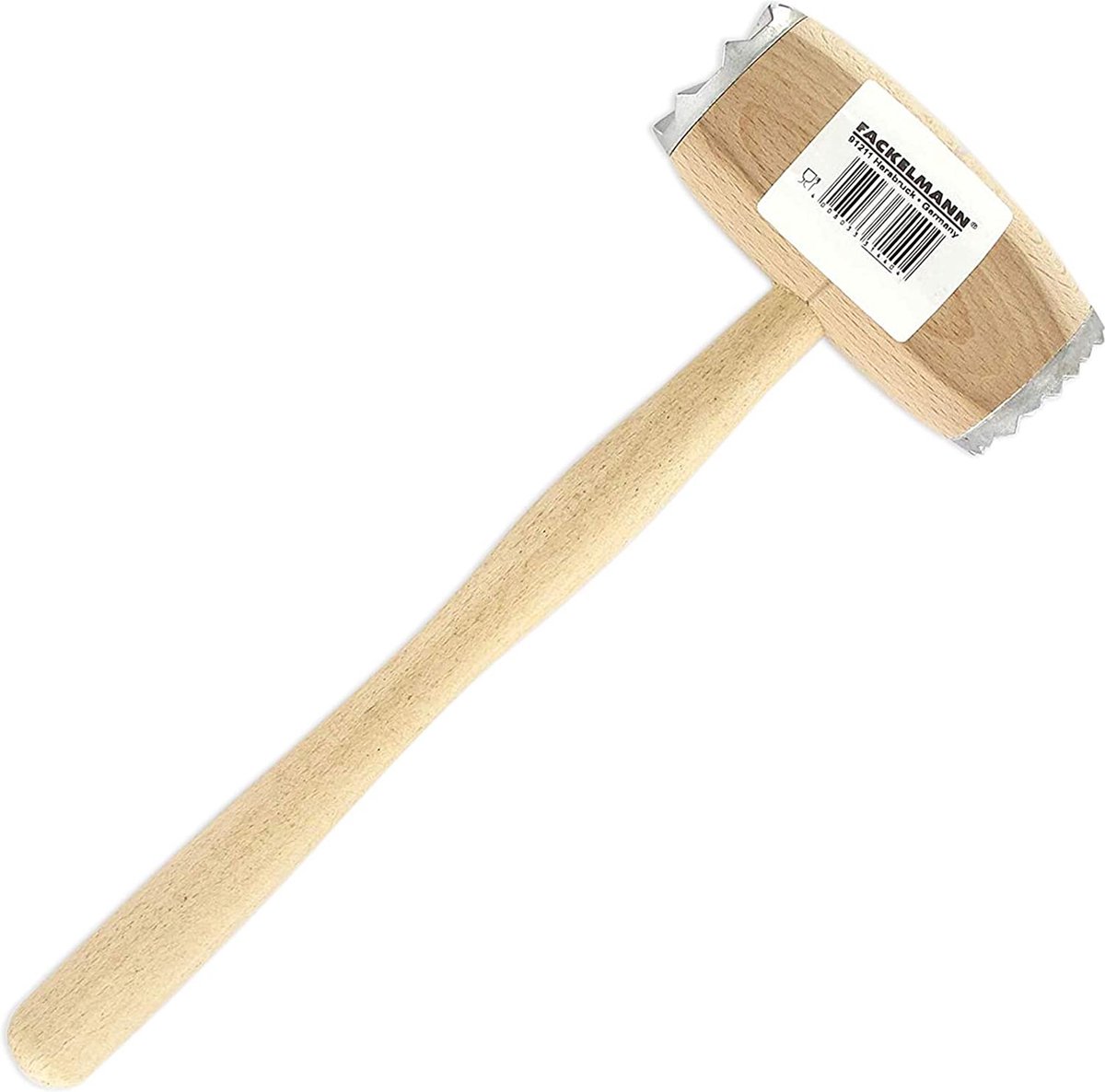 ABOOFAN Marteau à Viande En Bambou Double Face 27,5 Cm - Attendrisseur Manuel Cuisine