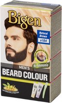 Bigen Men's Beard Colour Natural Brown 104