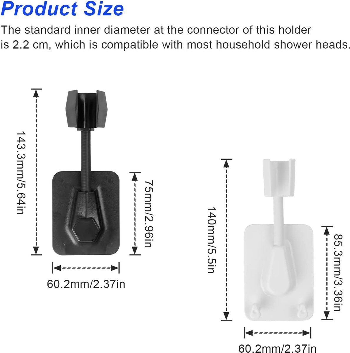 douchekophouder - shower head holder
