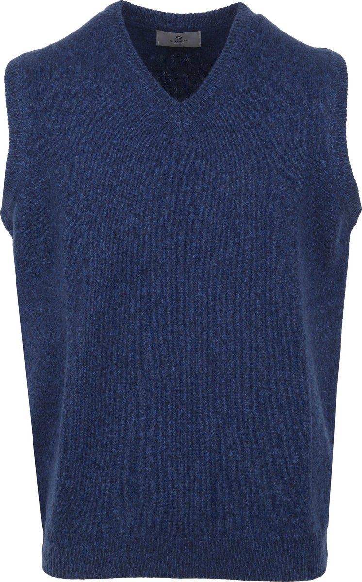 Beeren Heren mouwloos shirt V-hals M3000 Zwart