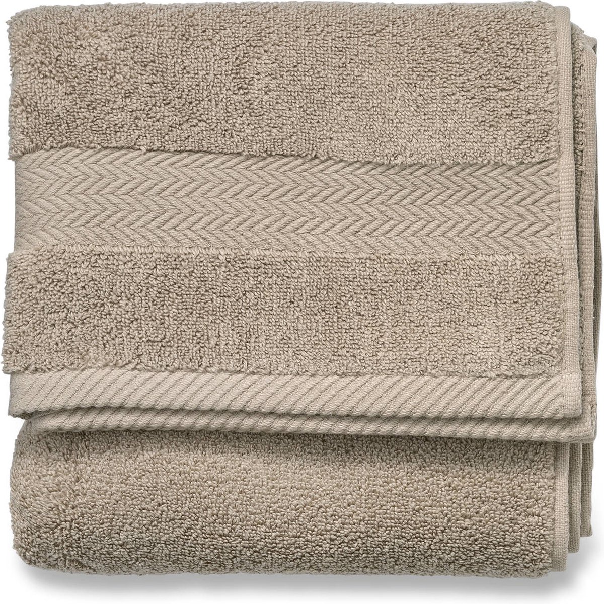 Blokker handdoek 600g - beige - 60x110 cm