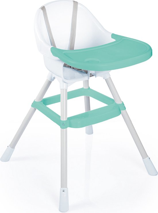 Kinderstoel - Wit met Groen - Peuterstoeltje - Kinderzetel - Kinderzitje  -... | bol.com