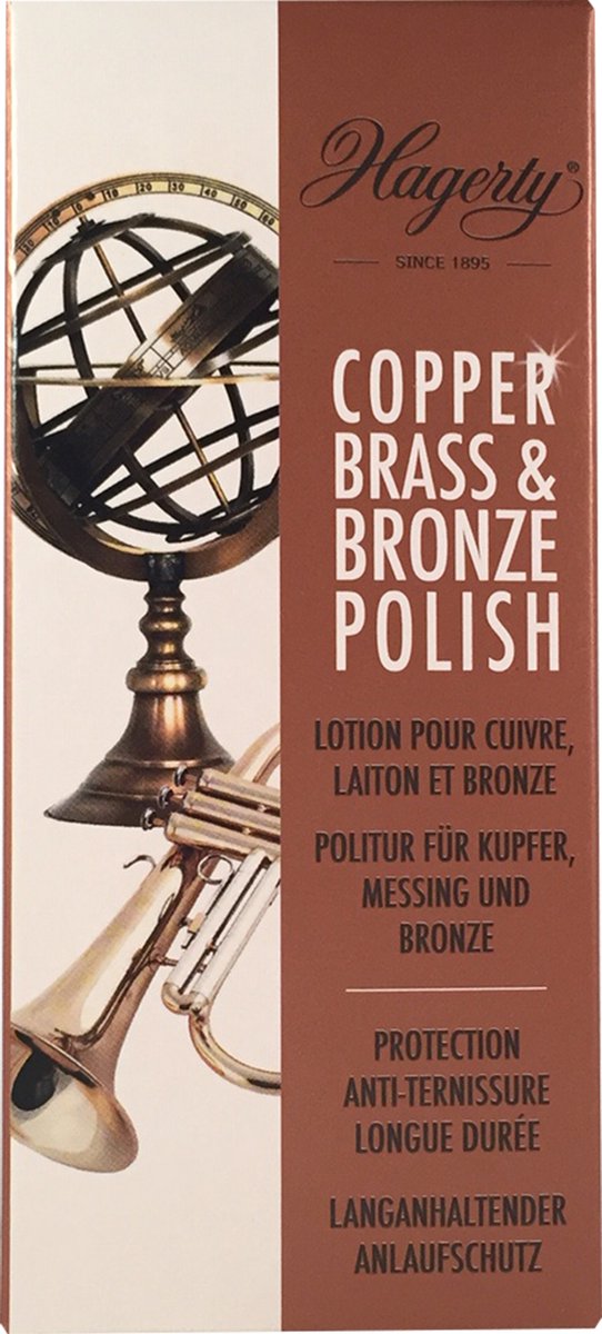 Nettoyant cuivre laiton 250 ml COPPER BRASS BRONZE POLISH HAGERTY