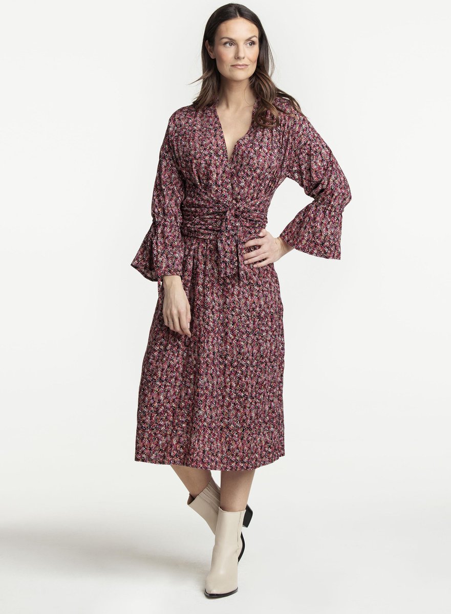 Tramontana Dress Multi Dots Print