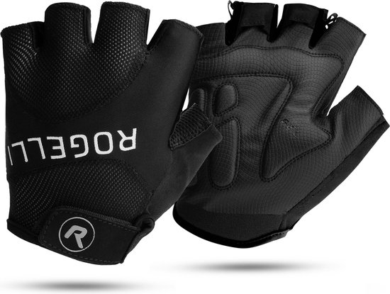 Rogelli Arios II Fietshandschoenen - Heren - Zwart - Maat L