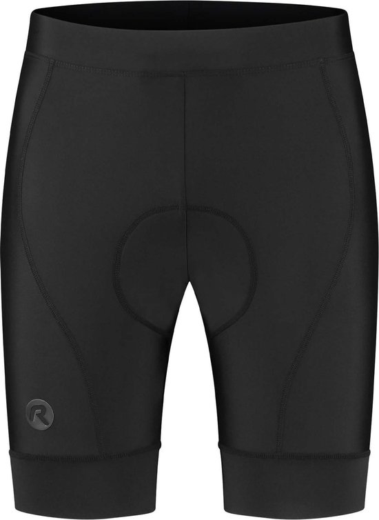 LAMEDA Fietsbroek voor heren met binnenvoering, wielrenbroek met bretels met zakken, ademend, sneldrogend, zomerfietskleding, Zwart, M slank