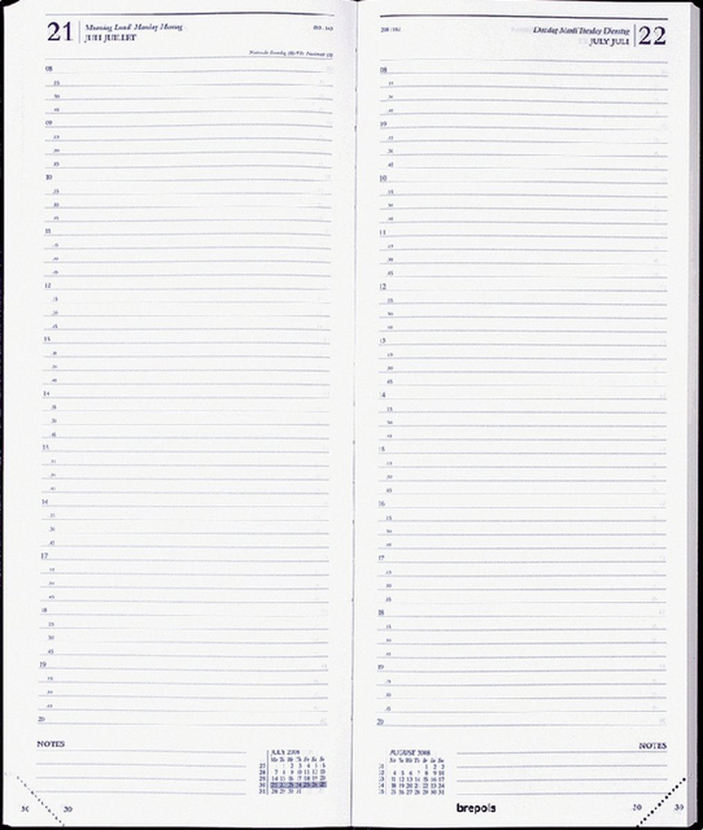Atoma agenda, ft A4, wit papier, 128 pagina's, 1 week op 2 pagina's, 2024