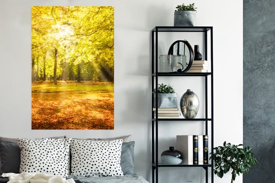 Affiche Arbre - Nature - Soleil - Paysage - Forêt - 80x120 cm