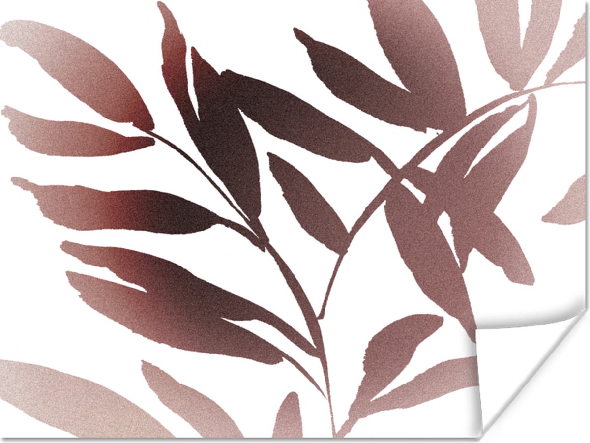 Poster Bladeren - Design - Abstract - 40x30 cm