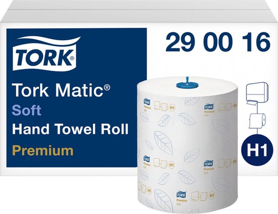 TORK 290016 Matic® Papieren handdoeken Wit 600 m