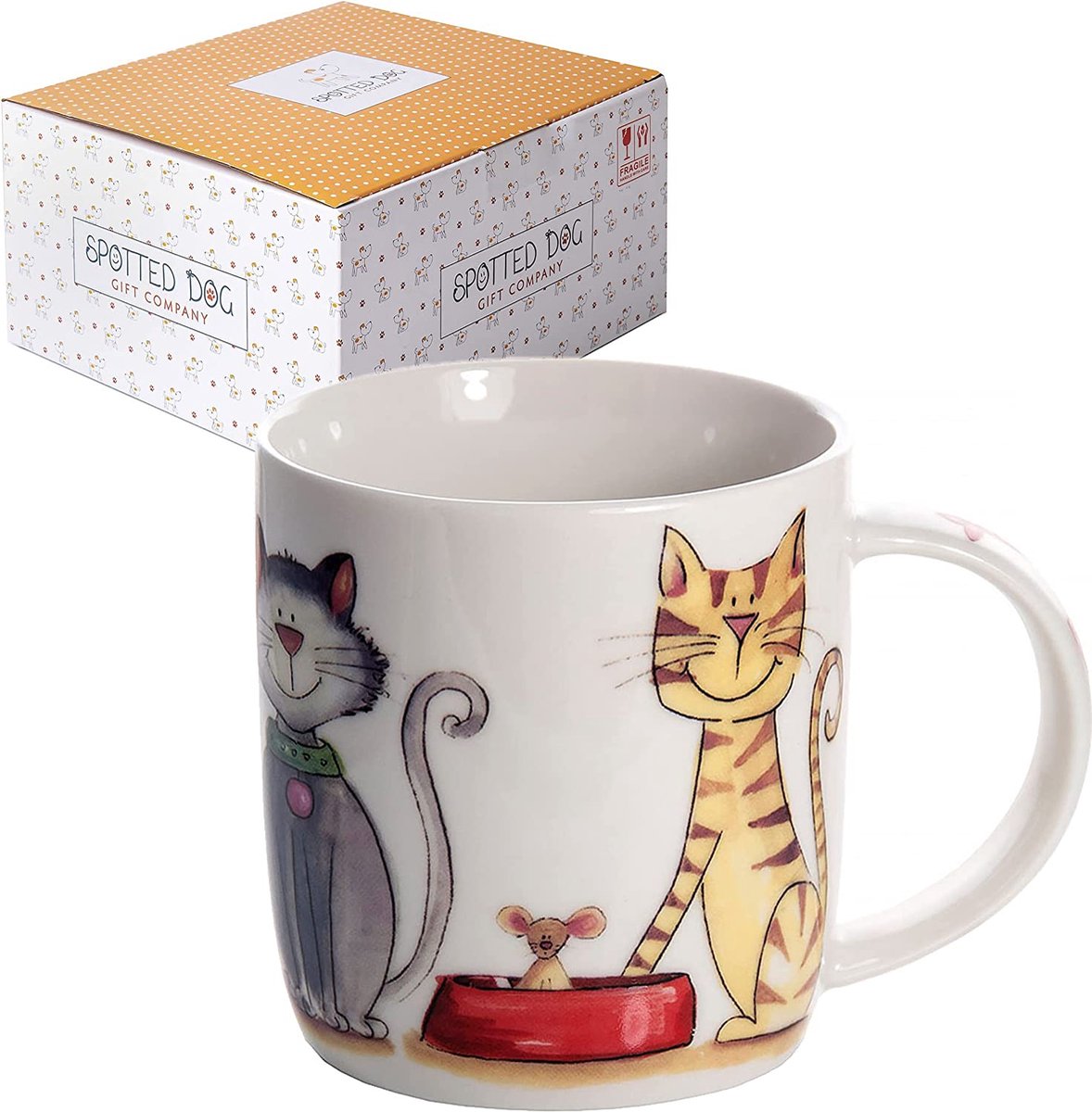 SPOTTED DOG GIFT COMPANY Cale Porte Tissu, Butée De Porte Interieur En Poule Forme Pour Sol Mignon Animaux Maison Chambre Deco