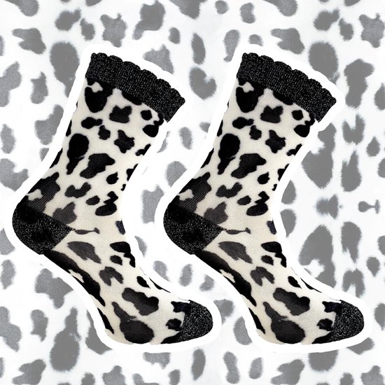 Sock My Cow skin-sokken voor dames-funny socks-36/38