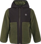 Color Kids - Veste polaire pour enfant - Teddy - Vert olive - taille 92cm