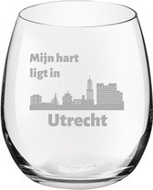 Verre à eau gravé 39 cl Utrecht