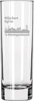 Gegraveerde longdrinkglas 22cl Den Bosch