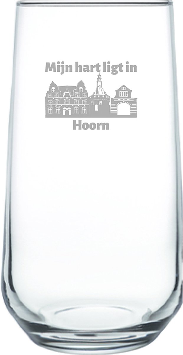 Gegraveerde Drinkglas 47cl Hoorn