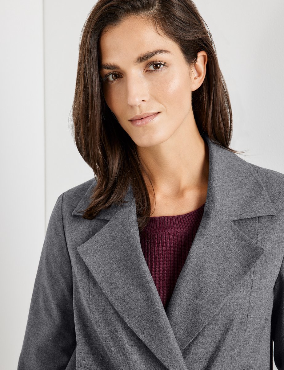 GERRY WEBER Dames Blazer Grey Melange-48