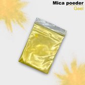 Mica poeder - Pigment poeder - mica powder - epoxy pigment - Geel - kleurstof - pigment- 5 gram per zakje - te gebruiken voor zeep, bath bombs en om kaarsen te maken!