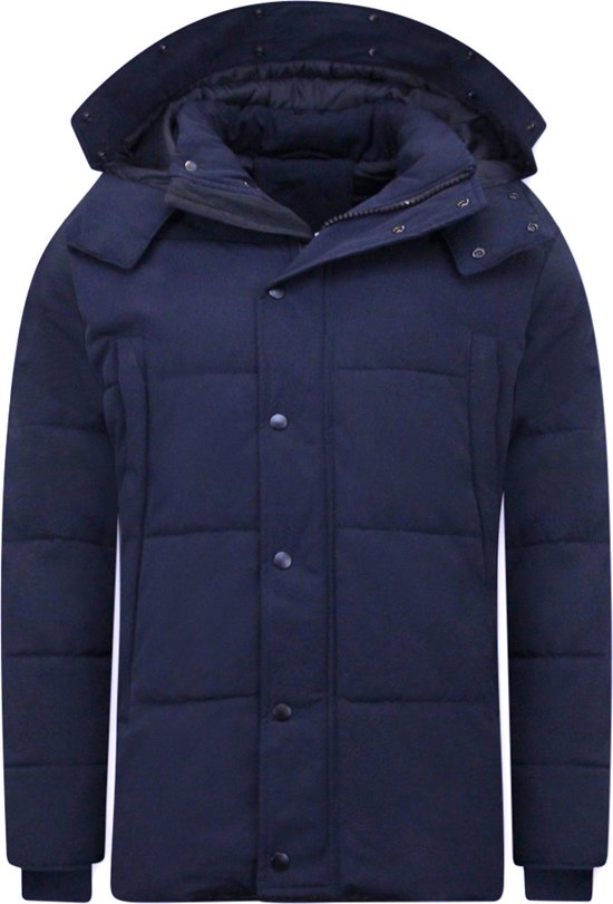 Winterjas Heren 7170 Blauw