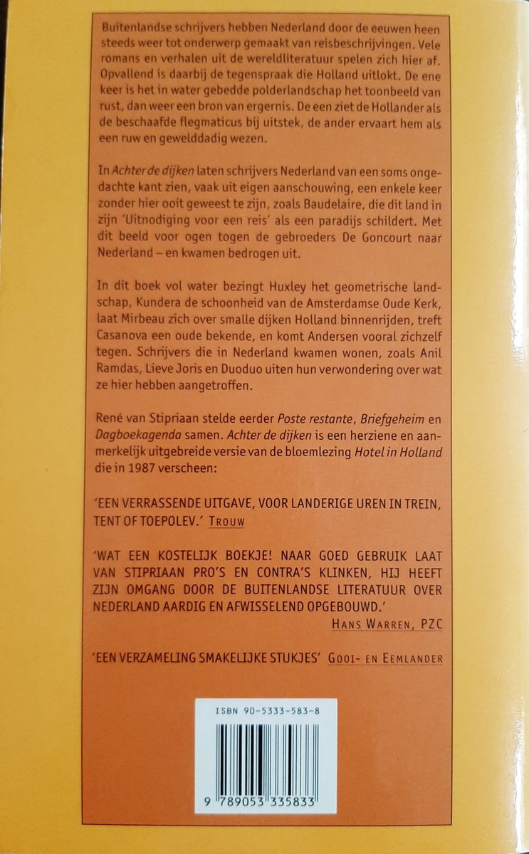 Achter de dijken - back cover