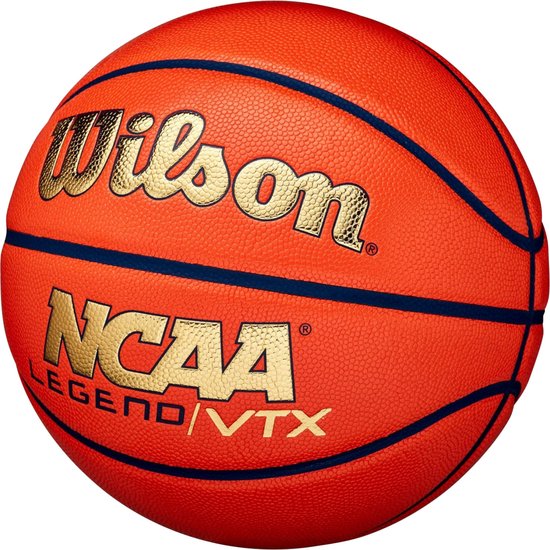 Ballon De Basket Wilson NCAA Legend - Orange - Taille Officielle - Neuf