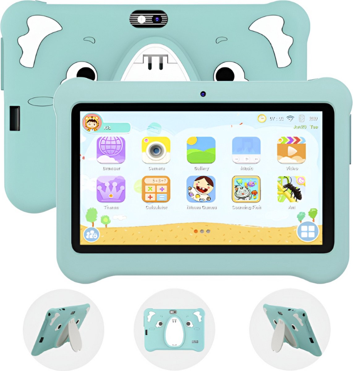 Xgody Kindertablet - Tablet voor kinderen - Kids Proof - Groen