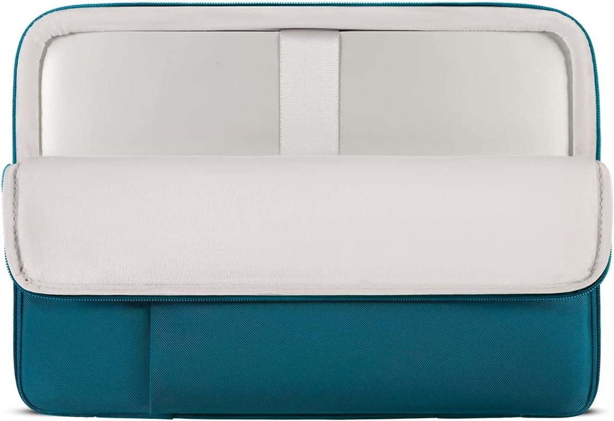 13,3 inch laptoptas, hoes, waterdichte laptophoes, pc-case, notebook voor 13" MacBook Air Pro/13,5" Microsoft Surface Book 2 3/ASUS Zenbook/HP Elitebook/Lenovo thinkpad 13 Yoga x13, turquoise thumbnail 2