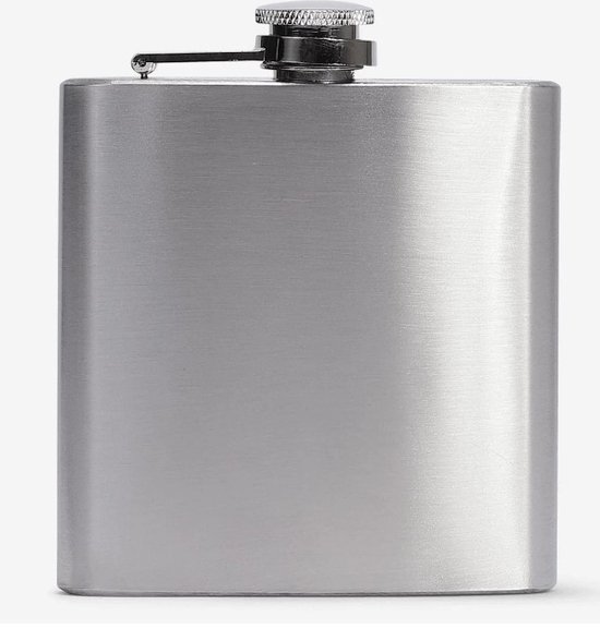 Zippo polished hip flask for men, silver (silver), 2 x 13 x 9.5 cm (W x