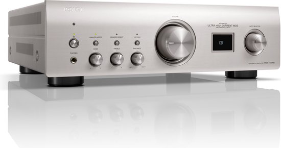 Foto: Denon pma 1700ne amplifier met usb dac 70 watt per kanaal een mm mc phono equalizer en een uhc single push pull versterkerschakeling zilver