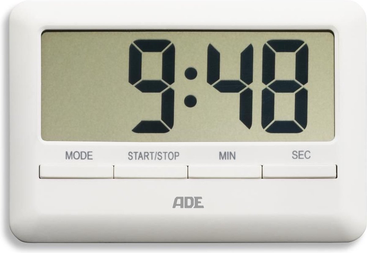 ADE Kookwekker - Keukentimer Digitaal - Wit
